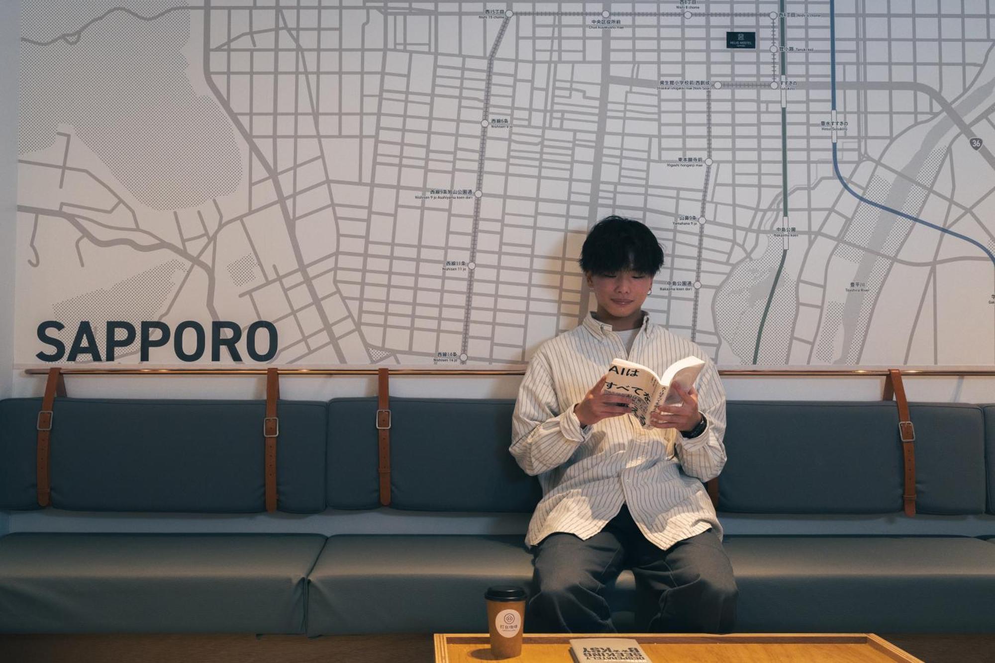 Helio Hostel Sapporo Bagian luar foto